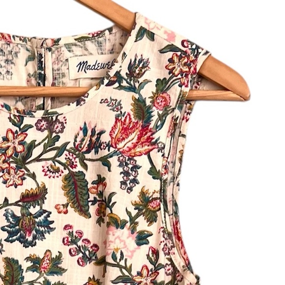 Madewell Sleeveless Garden Vine Floral Dress - Picture 6 of 10